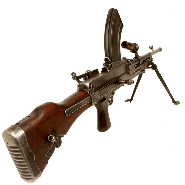 Deactivated WWII Enfield Made Bren Gun With Transit Chest - Allied ...