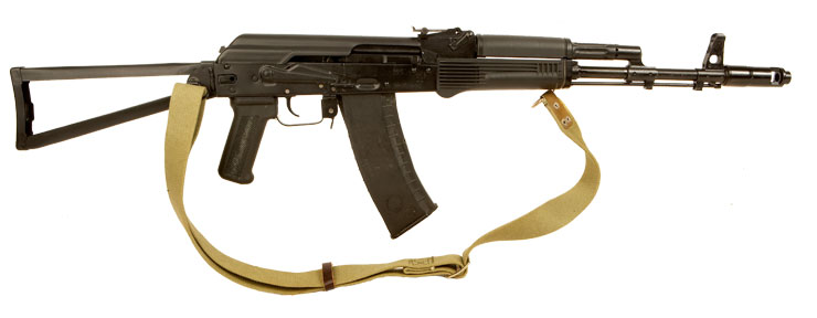 Deactivated Russian Made Kalashnikov Ak74m Aks 74 Assault Rifle