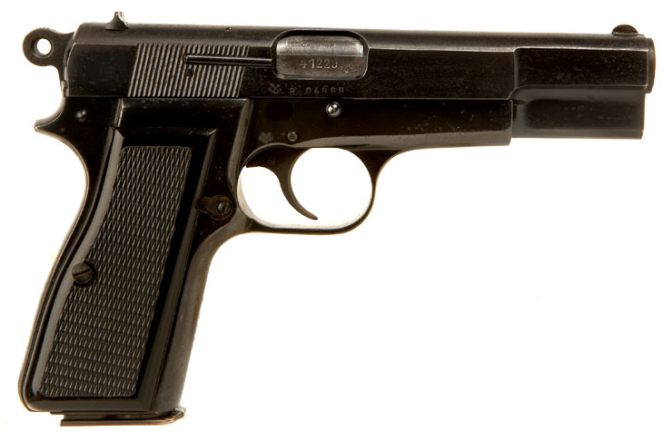 Deactivated Old Spec FEG Browning High Power 9mm Pistol - Modern ...