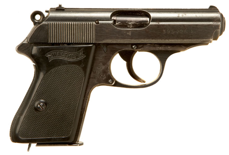 Deactivated Rare WWII Nazi Walther PPK Duraluminum framed. - Axis ...