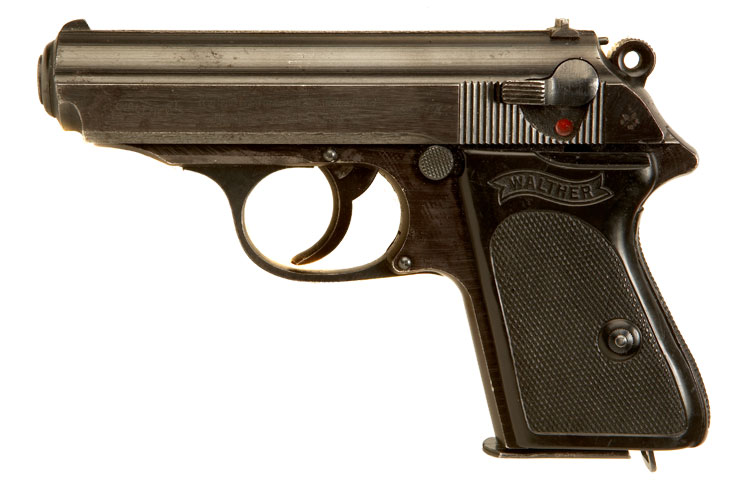 Deactivated Rare WWII Nazi Walther PPK Duraluminum framed. - Axis ...