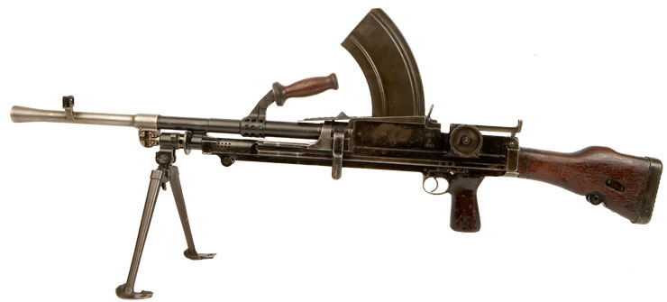 Deactivated WWII Enfield Bren Gun MKI & Transit Chest With Accessories ...