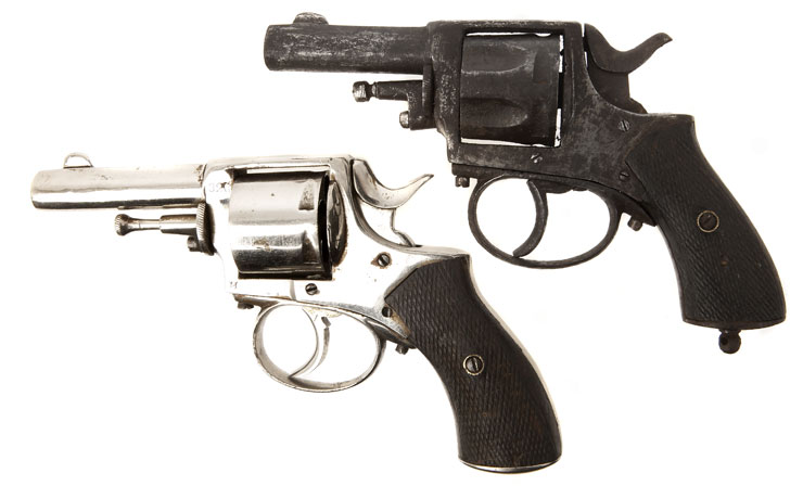 Pair of Antique Obsolete Calibre Revolvers - Allied Deactivated Guns ...