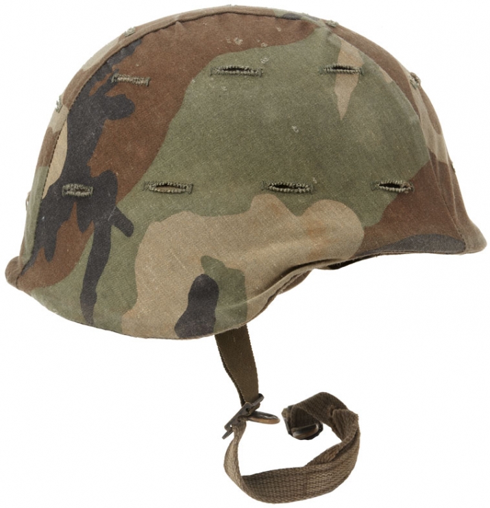 US Helmet and Cover - Militaria