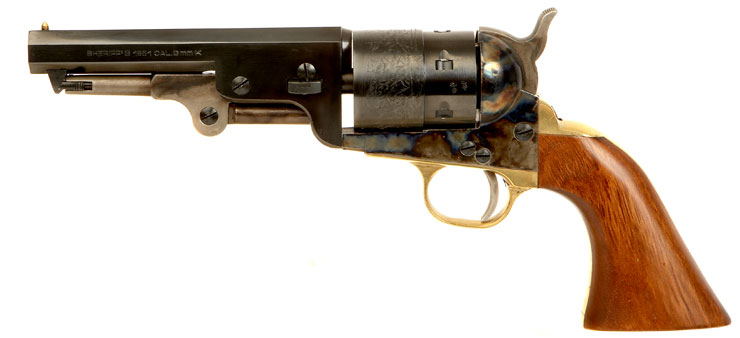 Pietta 1851 Navy Sheriff's Blank firer Revolver - Live Firearms and ...